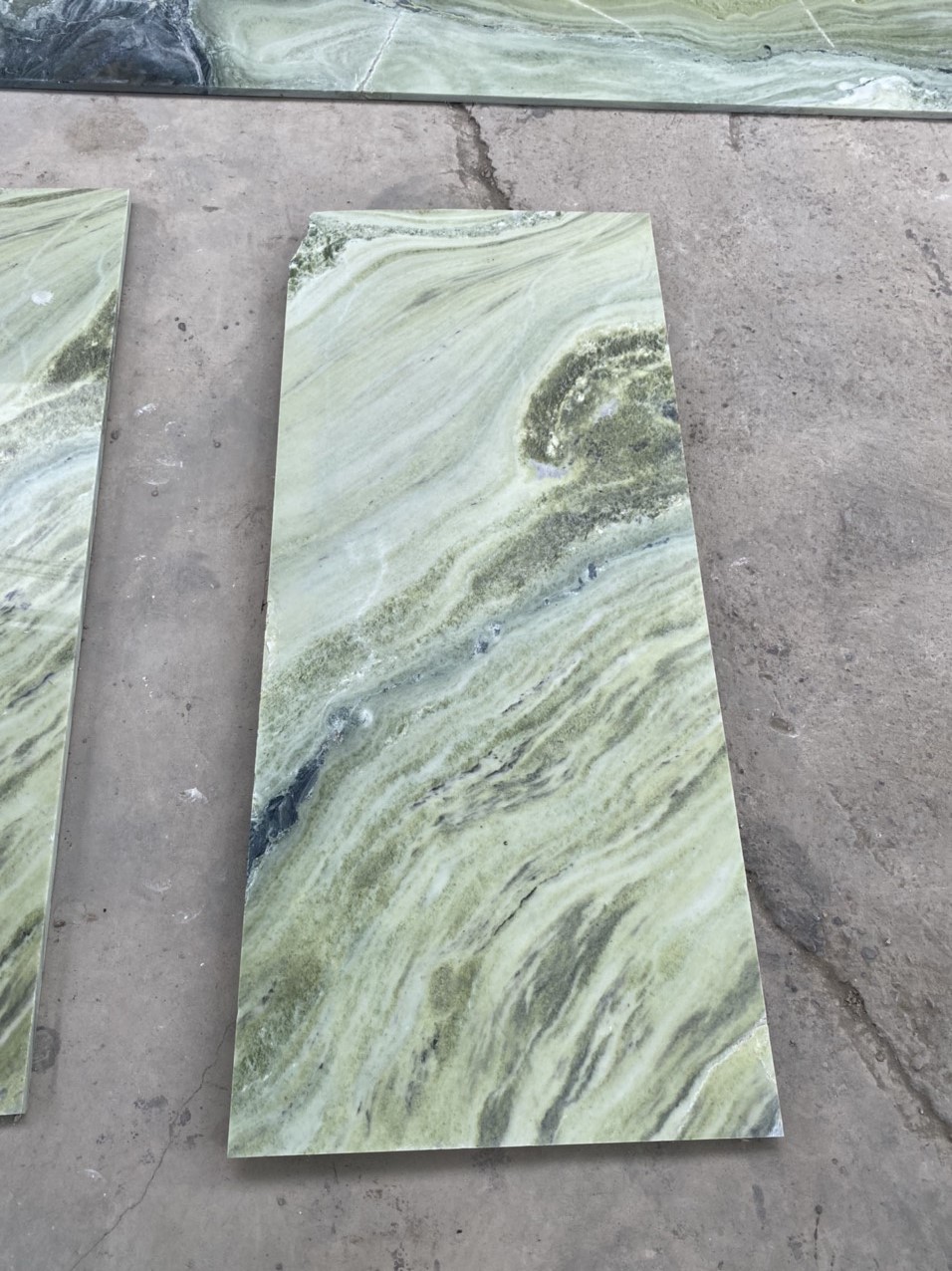 white marble light green vein bpstone